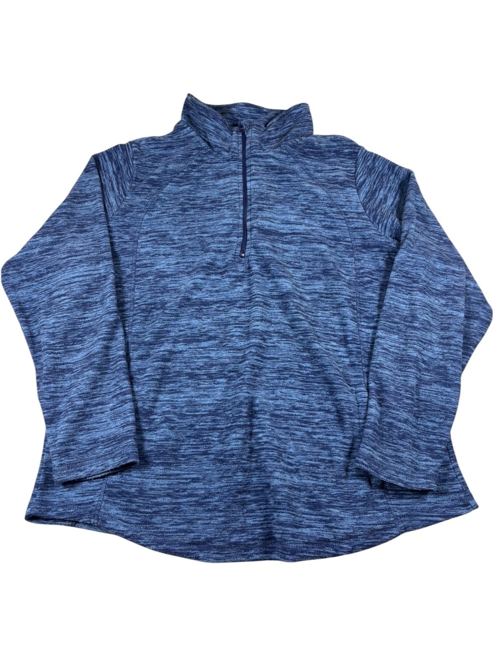 St. John’s Bay Quarter Zip Blue Fleece Pullover